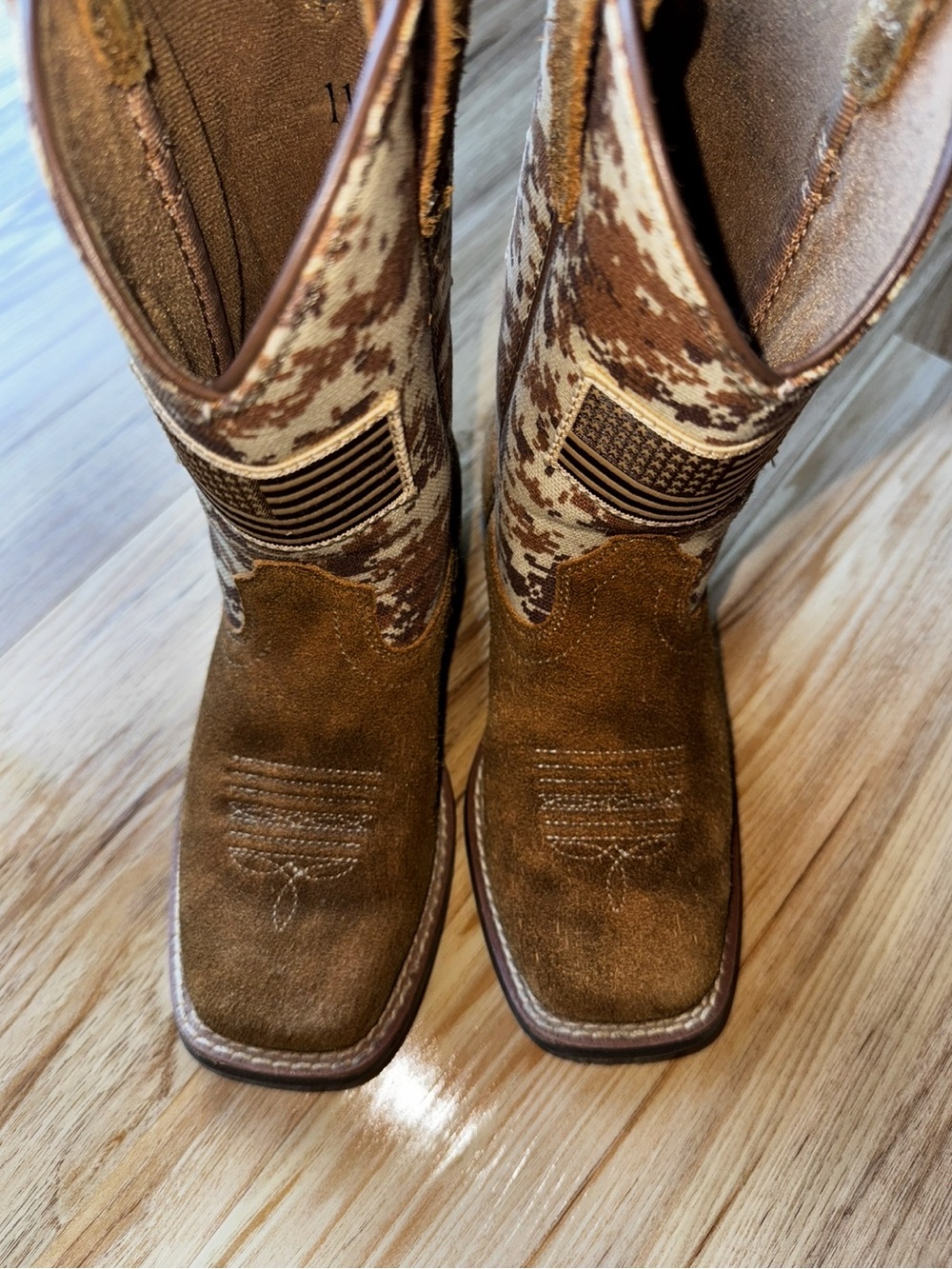 Ariat Youth Patriot Leather Western Boots